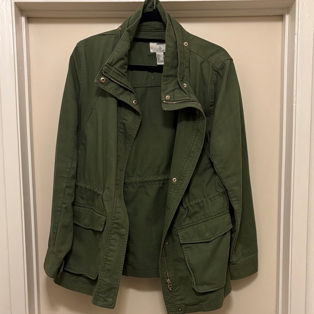 Forever 21 Olive Utility Jacket